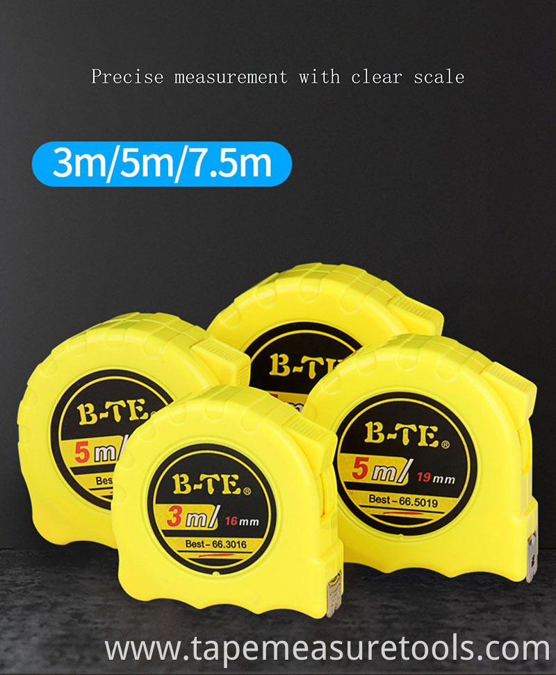 hight quality pressure and wear resistance matte layer blade retractable measuring tape